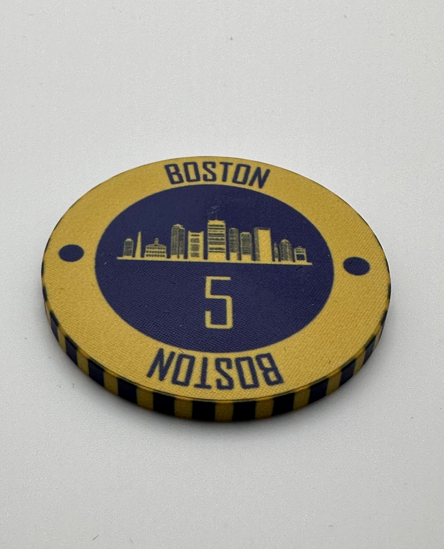 Cityscapes Series -  Boston $5 Chip - Sleeve of 25