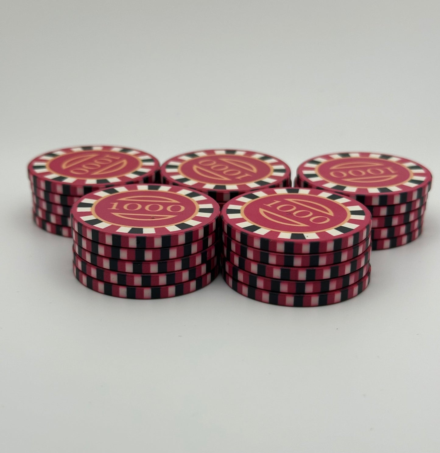 Festival Series -  Pink $1000 Chip - Sleeve of 25