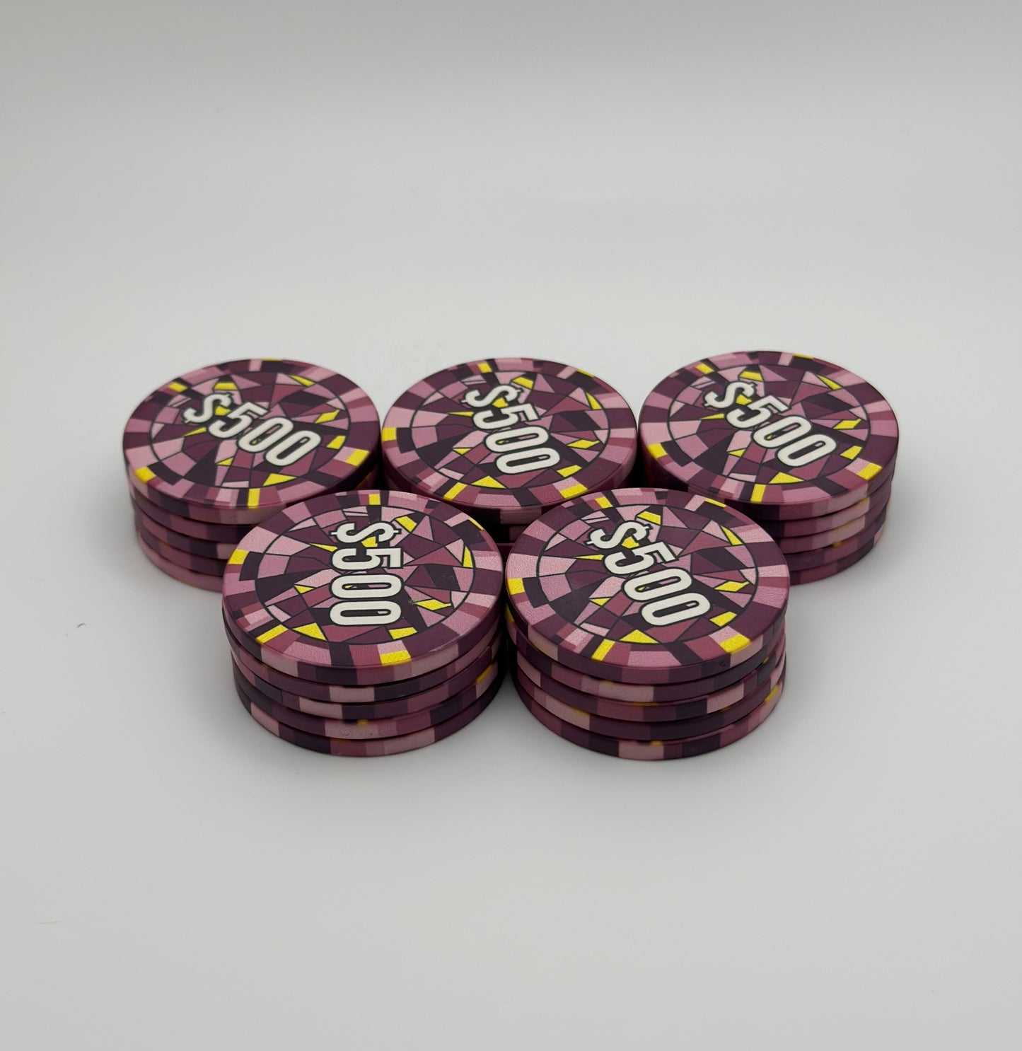 Genesis Series -  Purple $500 Chip - Sleeve of 25