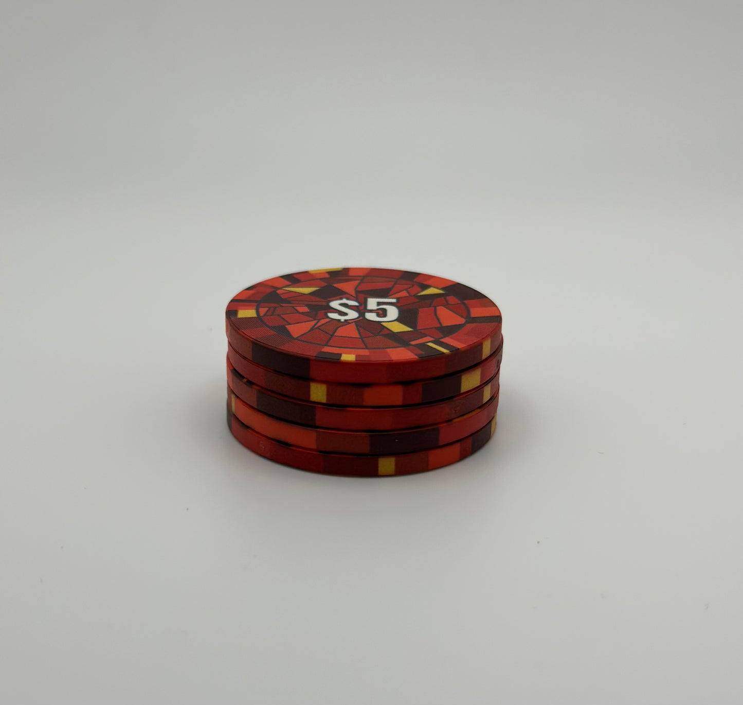 Genesis Series -  Red $5 Chip - Sleeve of 25