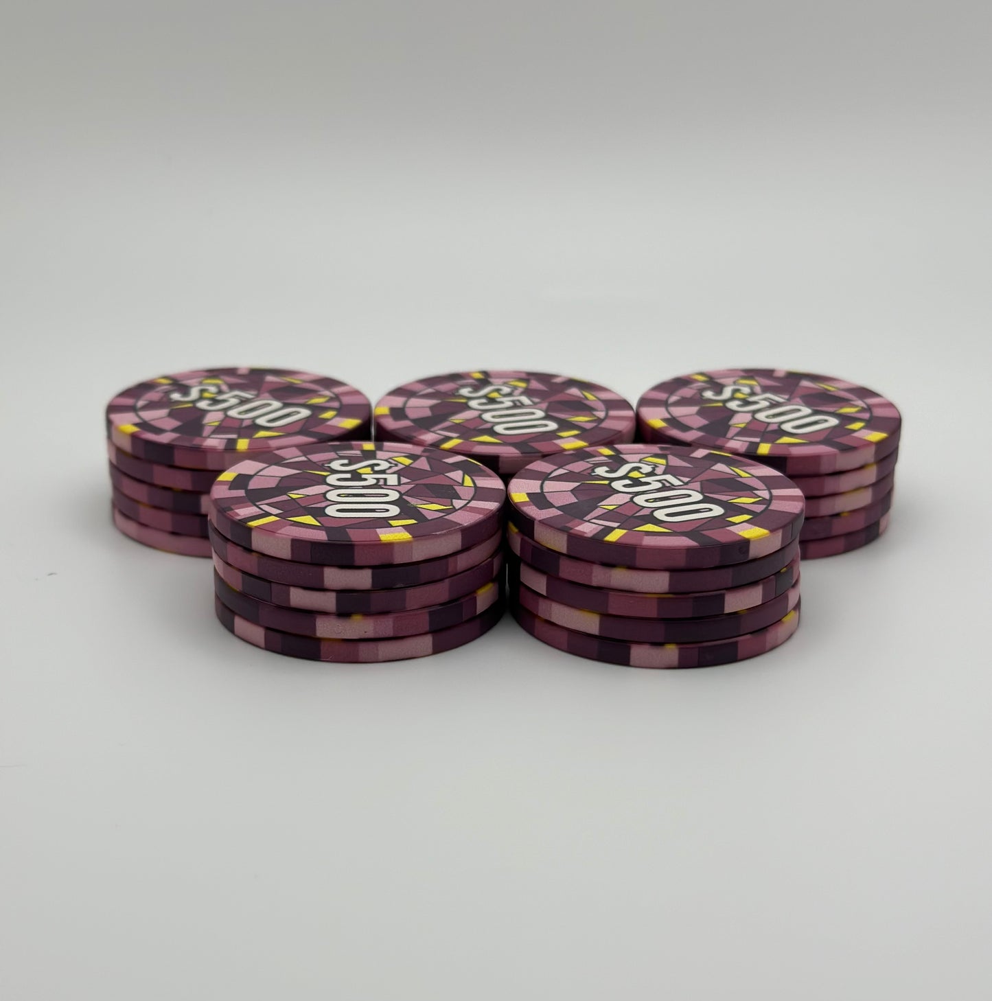 Genesis Series -  Purple $500 Chip - Sleeve of 25