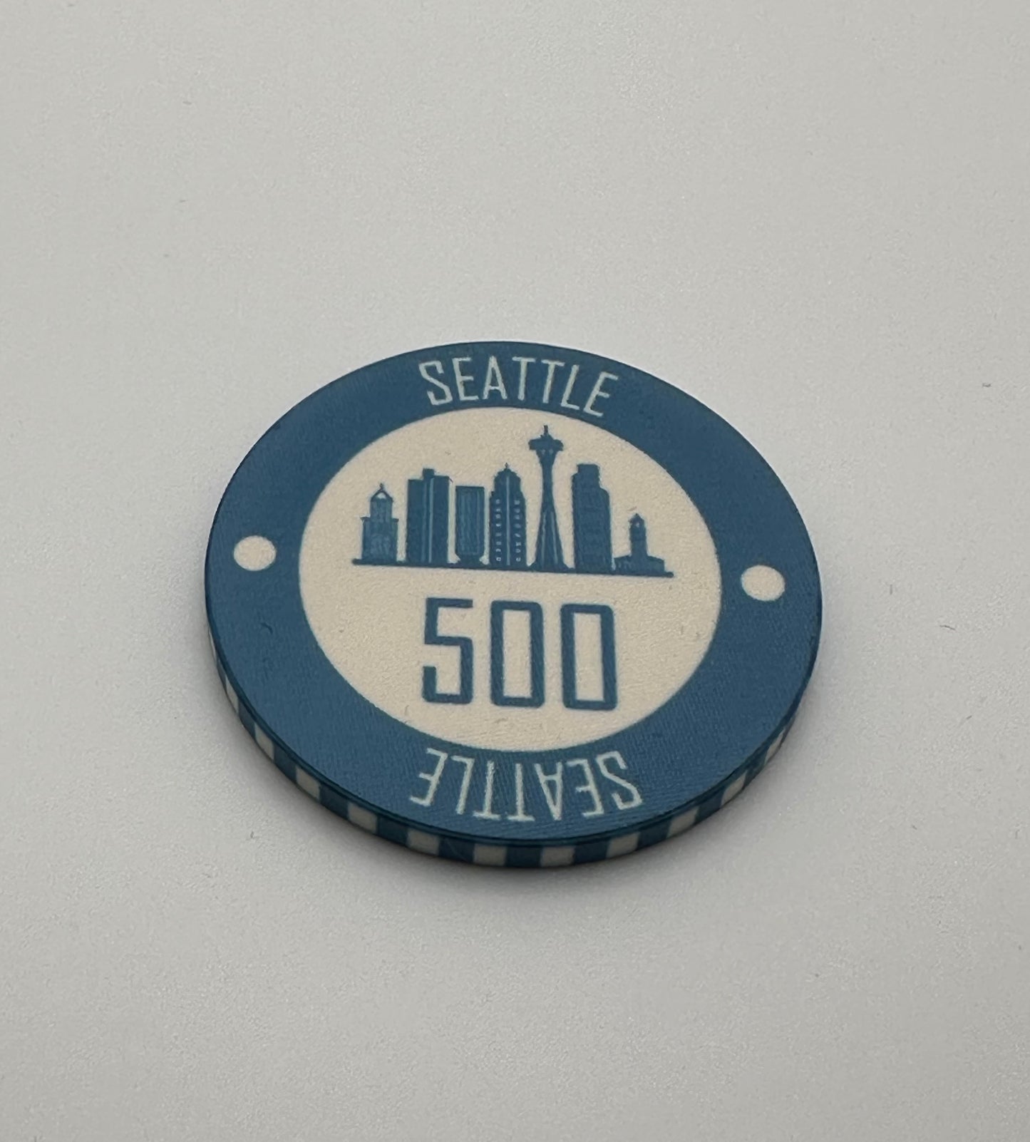 Cityscapes Series -  Seattle $500 Chip - Sleeve of 25