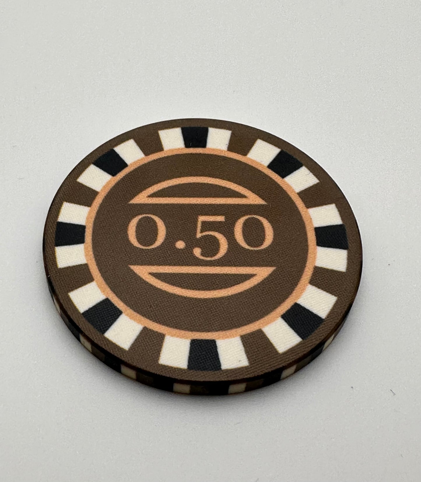 Festival Series -  Brown $0.50 Chip - Sleeve of 25