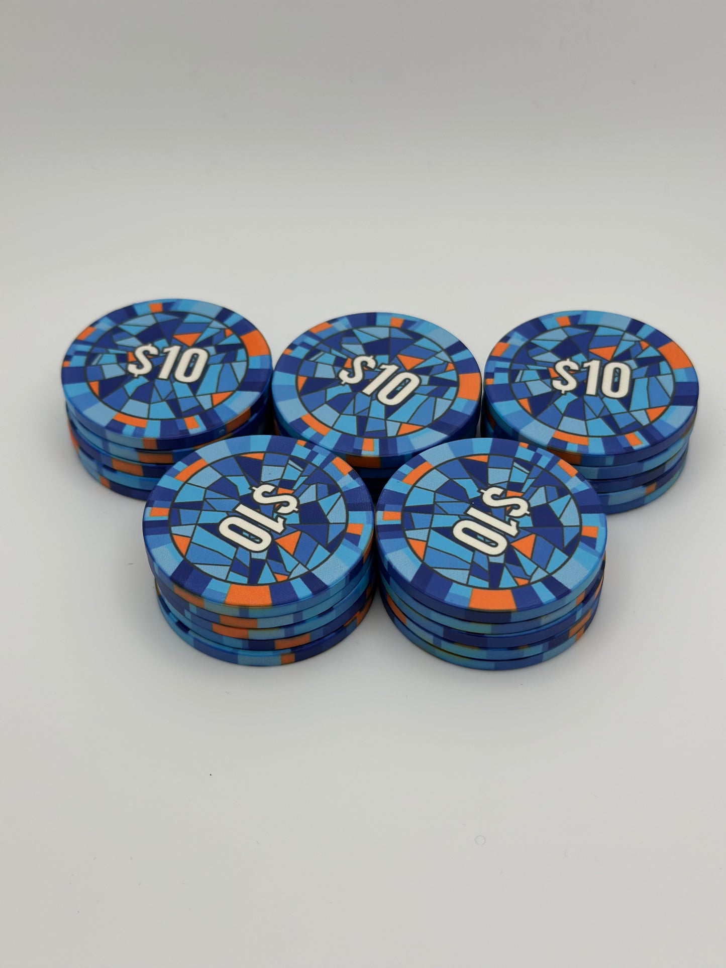 Genesis Series -  Blue $10 Chip - Sleeve of 25