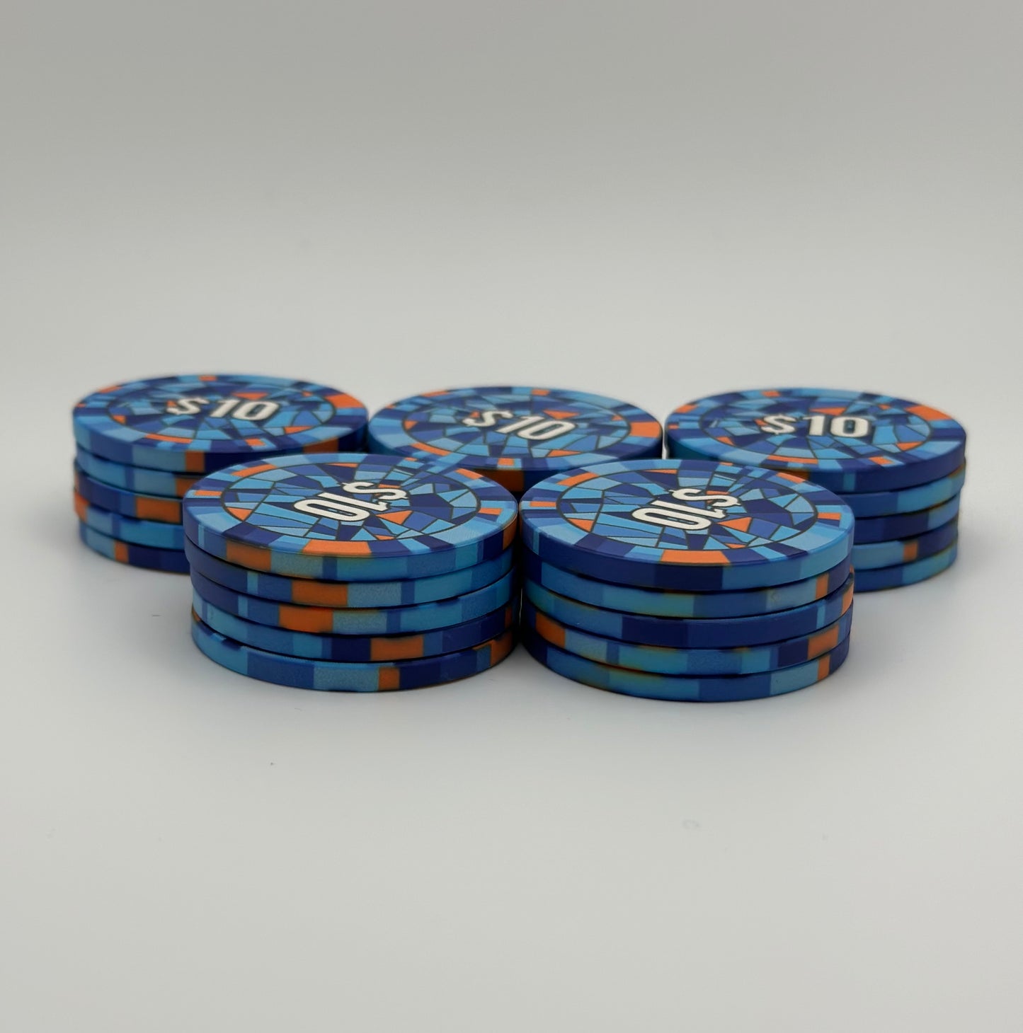 Genesis Series -  Blue $10 Chip - Sleeve of 25