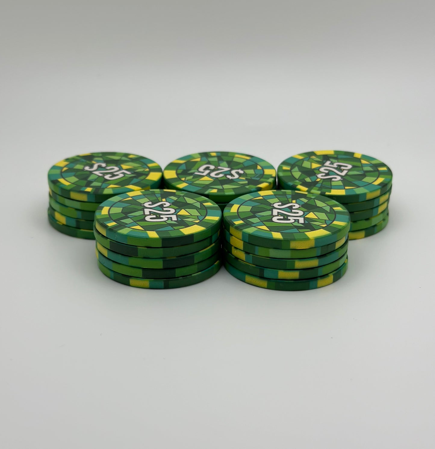 Genesis Series -  Green $25 Chip - Sleeve of 25